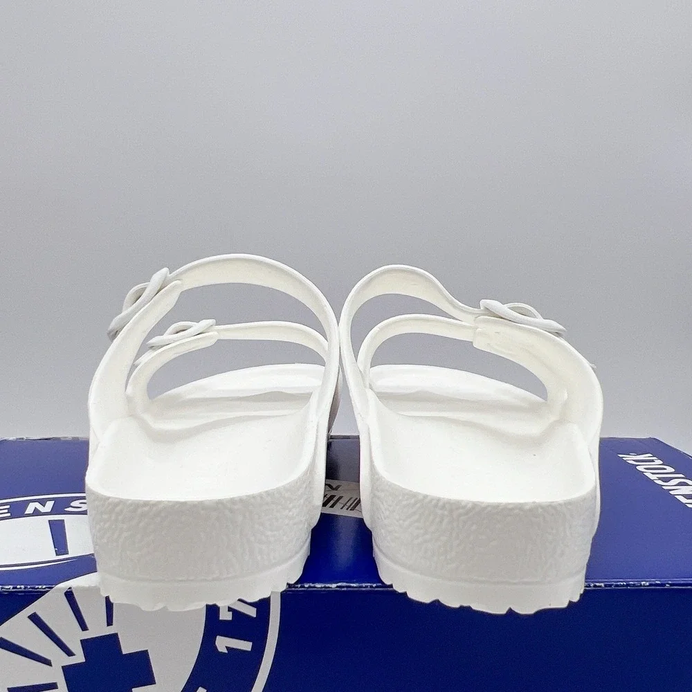 Birkenstock Arizona Girls Sandals Slides Slip On Comfort Shoes White EU 34 US 3
